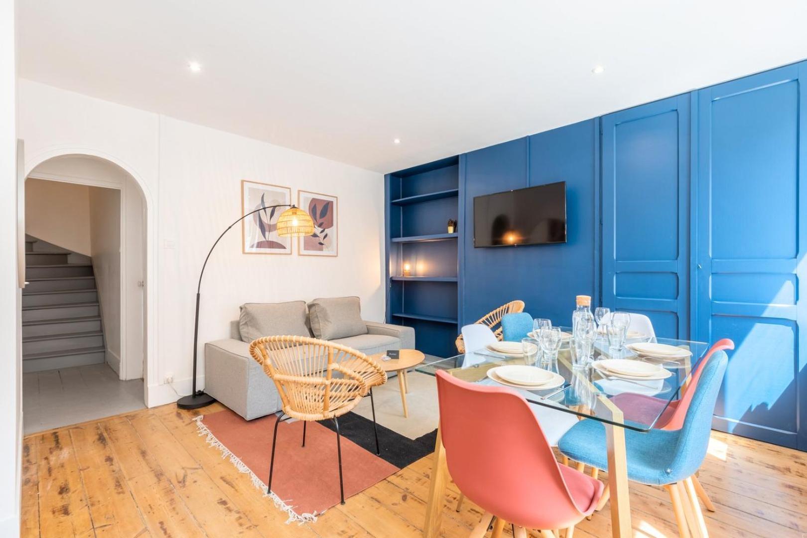 Bright 3-Bedroom 2-Bathroom Flat Lille Kültér fotó
